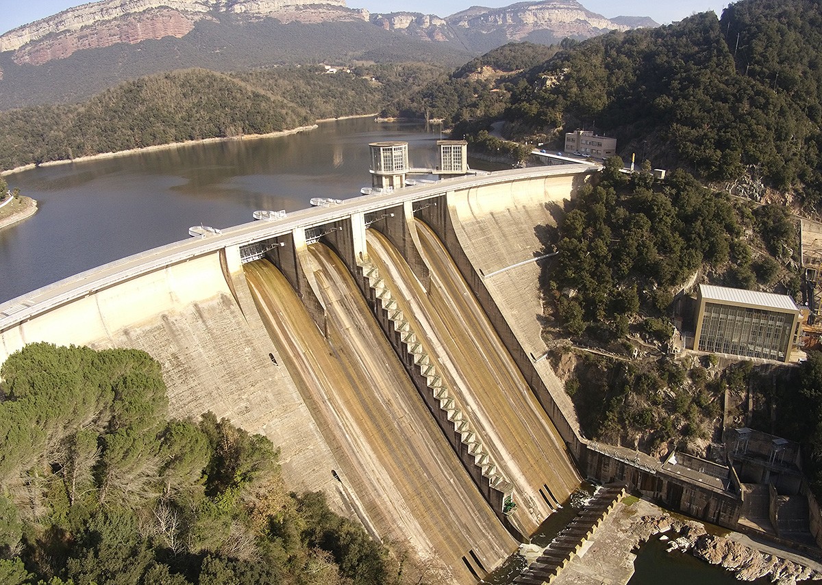 Tasques de modernització de la Central Hidroelèctrica de Sau