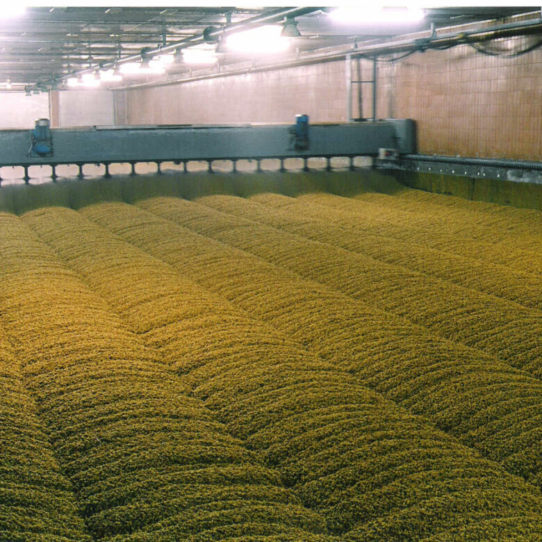 Caixa de germinació i assecat de malt del Grup Damm